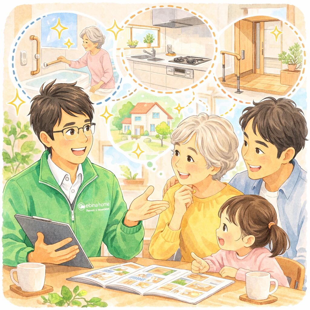 海老名市リフォーム会社メリット５長く付き合える